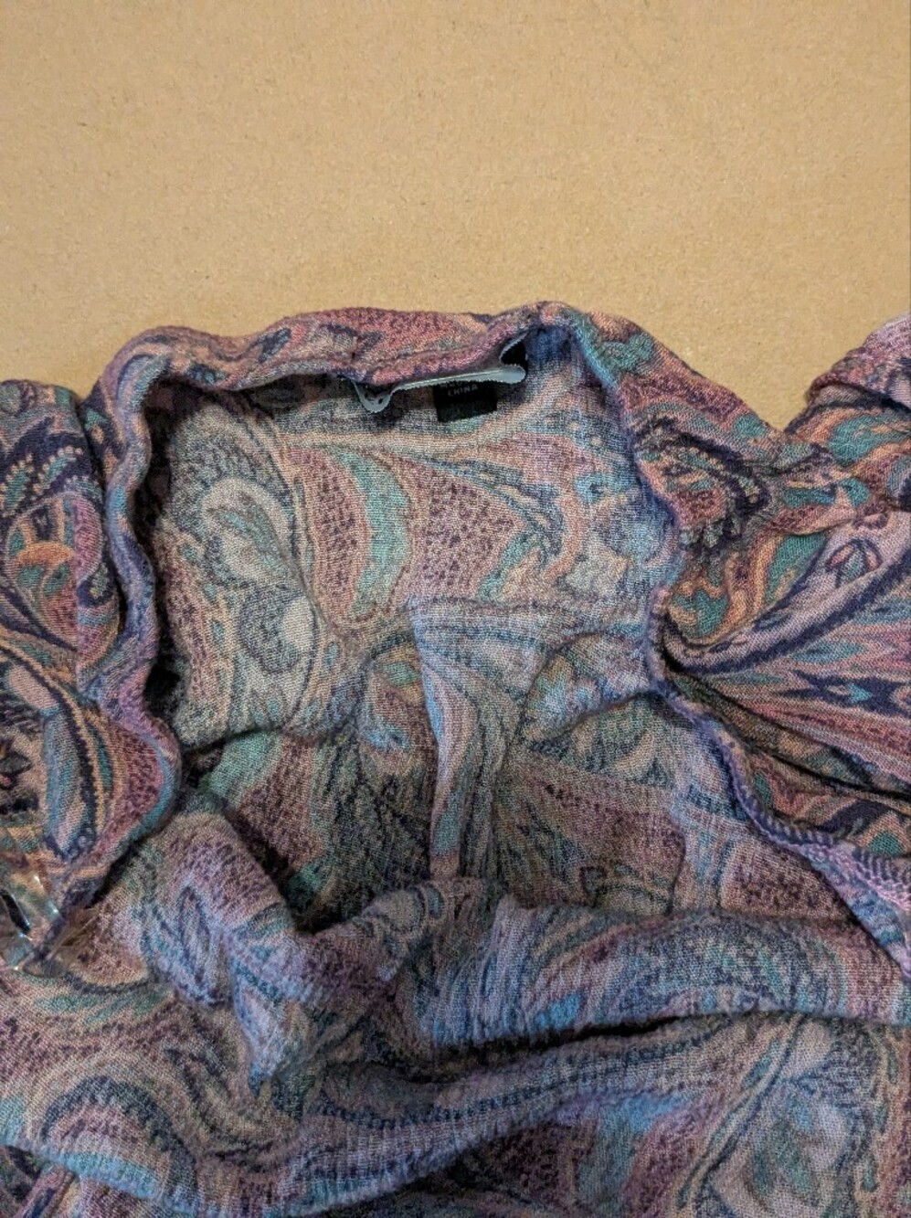 KENDALL & KYLIE - SIZE S Paisley Halter Tank Top - Picture 11 of 13